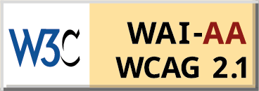 Logotipo W3C. Accesibilidad nivel AA